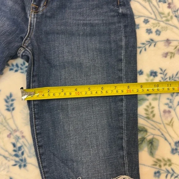 L’AGENCE Distressed Hi Line Rise Light Blue Women's Skinny Jeans Size 25